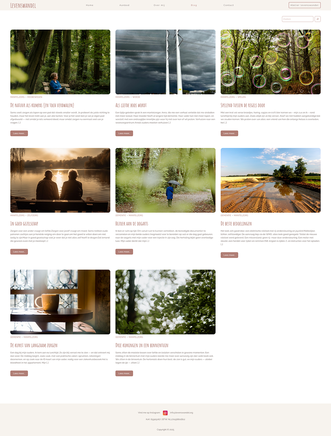 Levenswandel - Blog